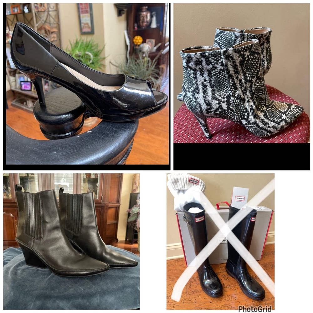 Woman’s COACH 9.5 LEATHER Black Tassel Slide Sandal Slip On - Picture 14 of 16